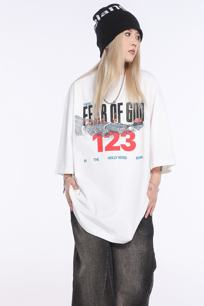 FEAR OF GOD X RRR123 Fear of God Hollywood Bowl Tee