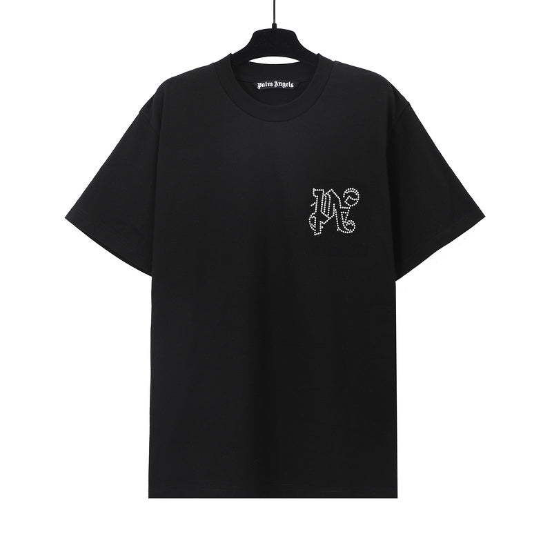 Palm Angels Monogram PA Stud Tee