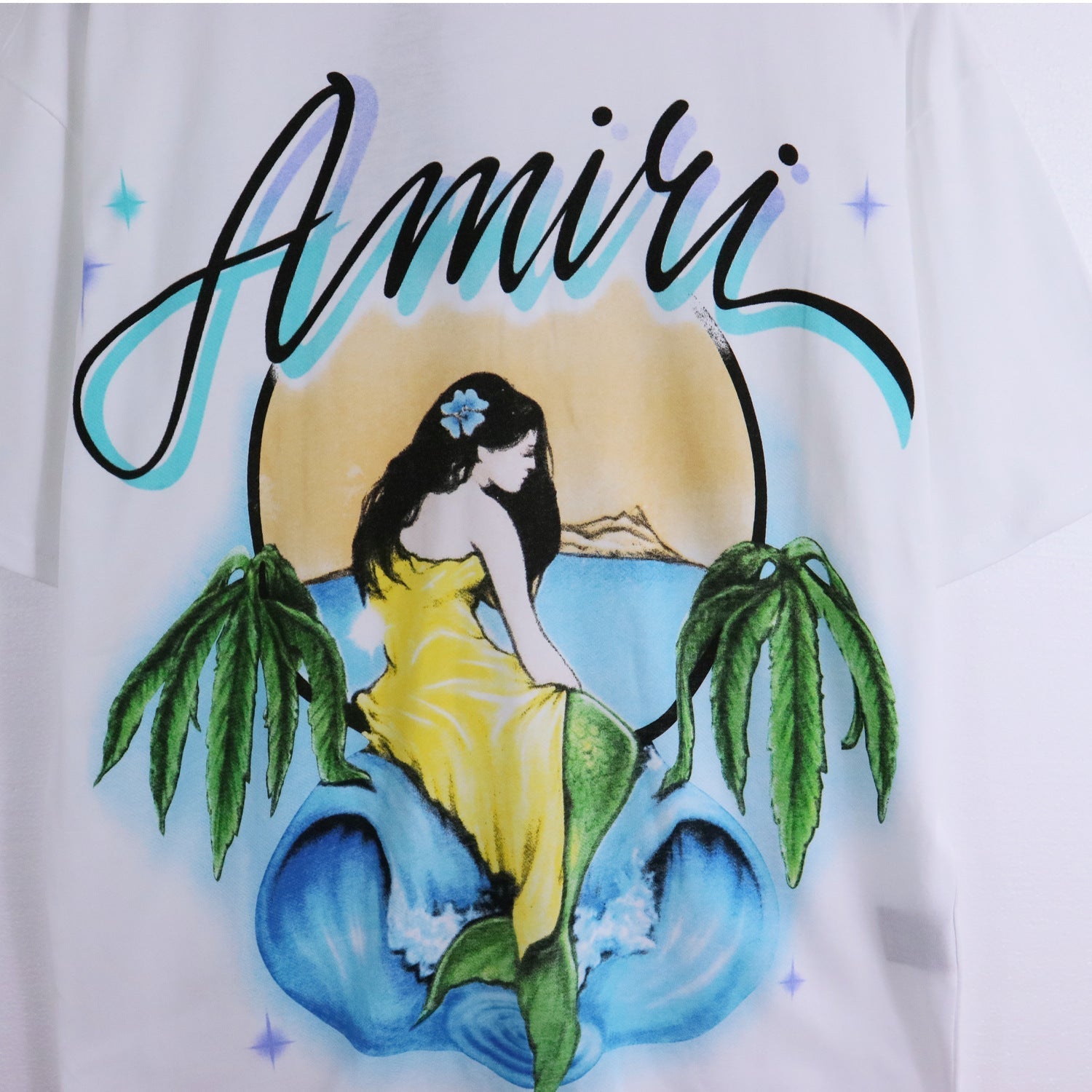 AMIRI Mermaid short-sleeved cotton T-Shirt