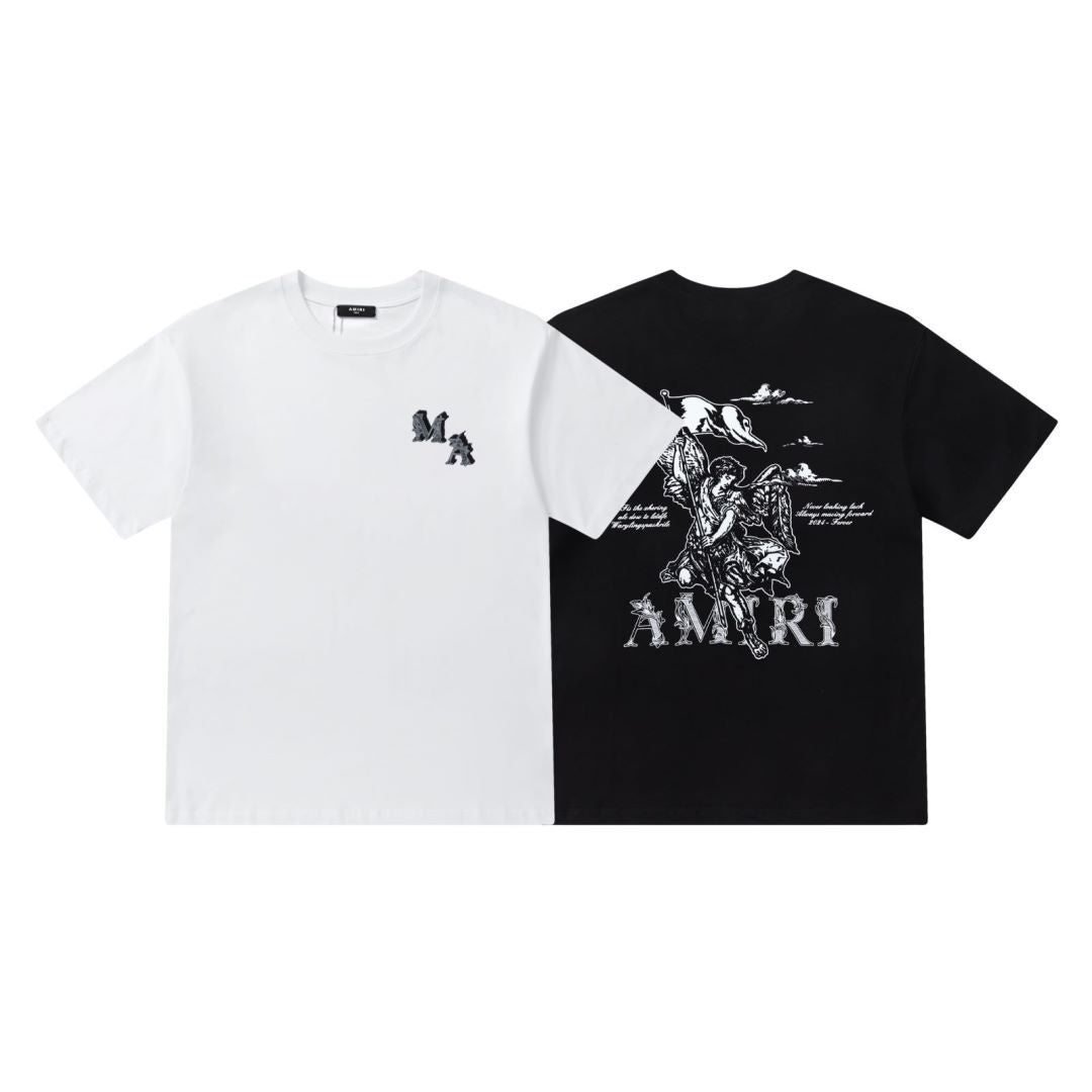 AMIRI Angel-print cotton-jersey T-Shirt