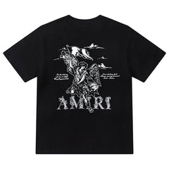 AMIRI Angel-print cotton-jersey T-Shirt