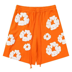 Denim Tears The Cotton Wreath Shorts Orange