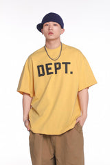 Gallery Dept. Classic LOGO letter printed short Sleeve T-Shirt