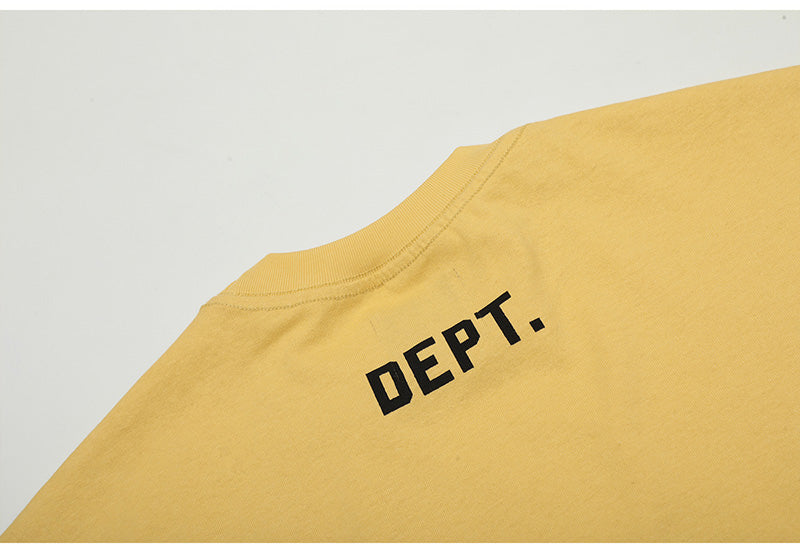 Gallery Dept. Classic LOGO letter printed short Sleeve T-Shirt