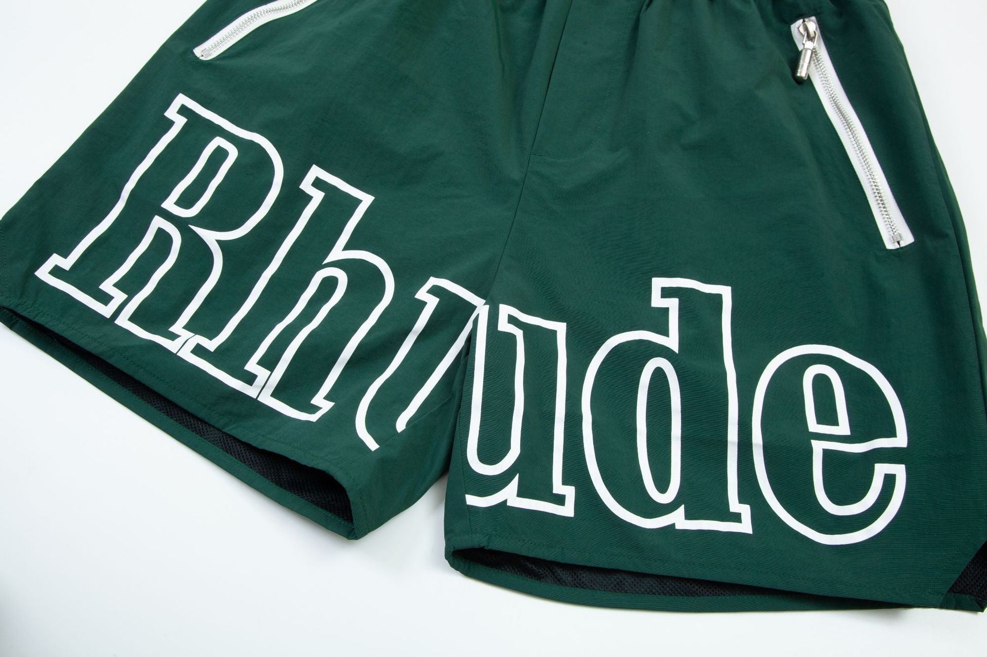 RHUDE Logo Beach Shorts