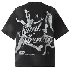 SAINT MICHAEL Logo Print T-Shirts