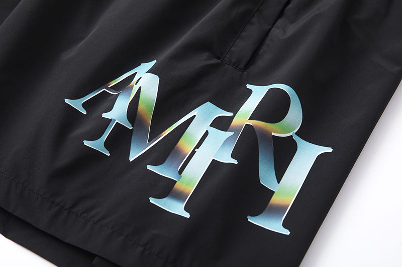 AMIRI Street Style Logo Swim Shorts