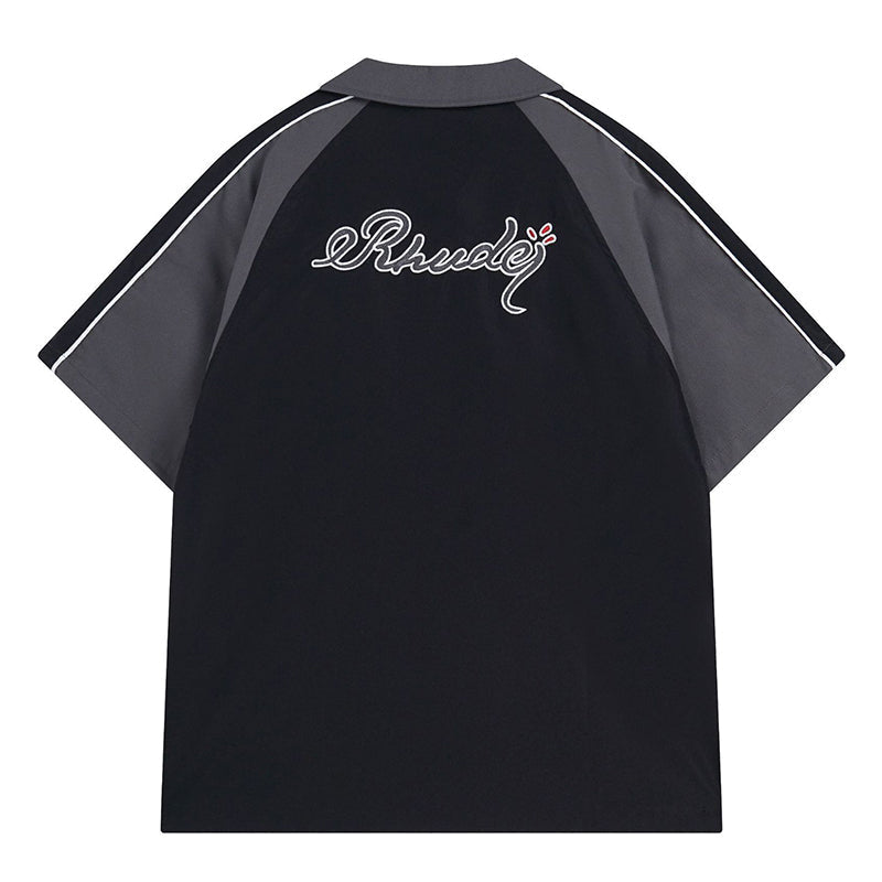 Rhude Letter Logo Printed Shirt