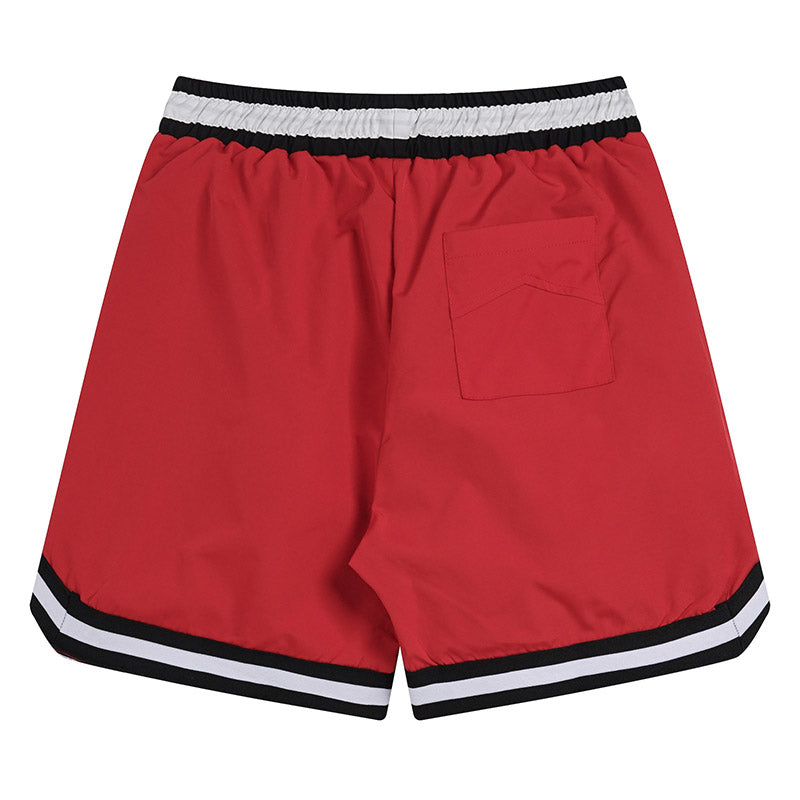 RHUDE Court logo-print woven Shorts