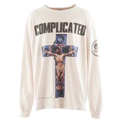 SAINT MICHAEL Complicated Long-Sleeve Tee