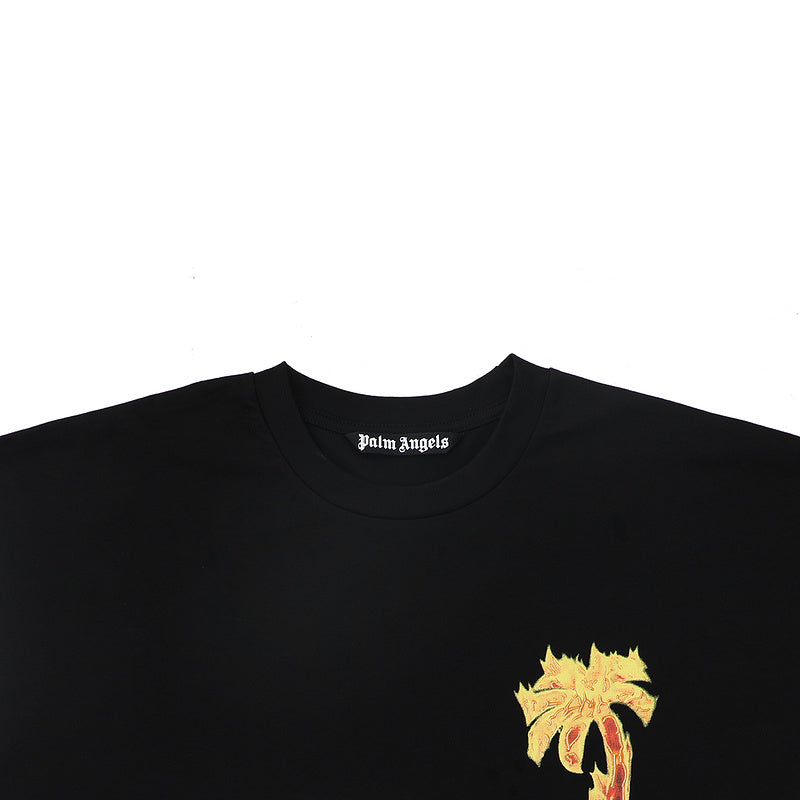 Palm Angels Burning Palm Over T-Shirt