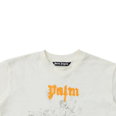 Palm Angels Logo-Print Cotton T-Shirt