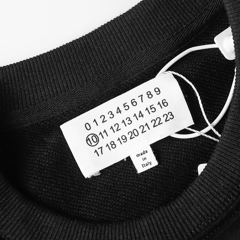 Maison Margiela Logo-Print Cotton Sweatshirt