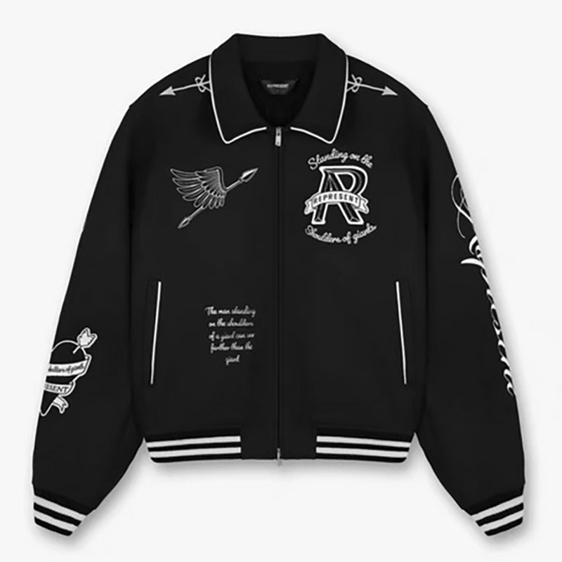 REPRESENT CHERUB WOOL VARSITY JACKET