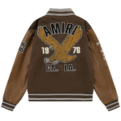 AMlRl appliqué-logo Varsity Jackets