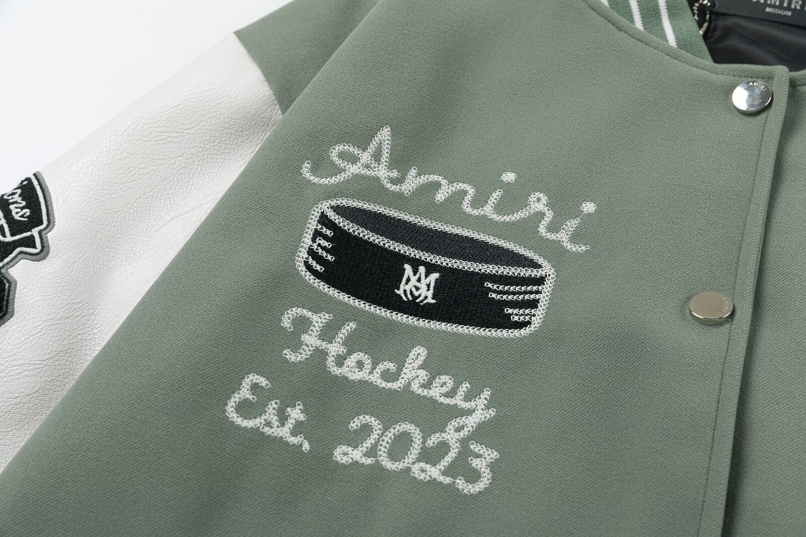 AMlRl appliqué-logo Varsity Jackets