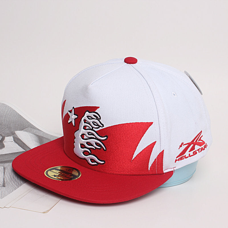 Hellstar Baseball Fitted Hat Red