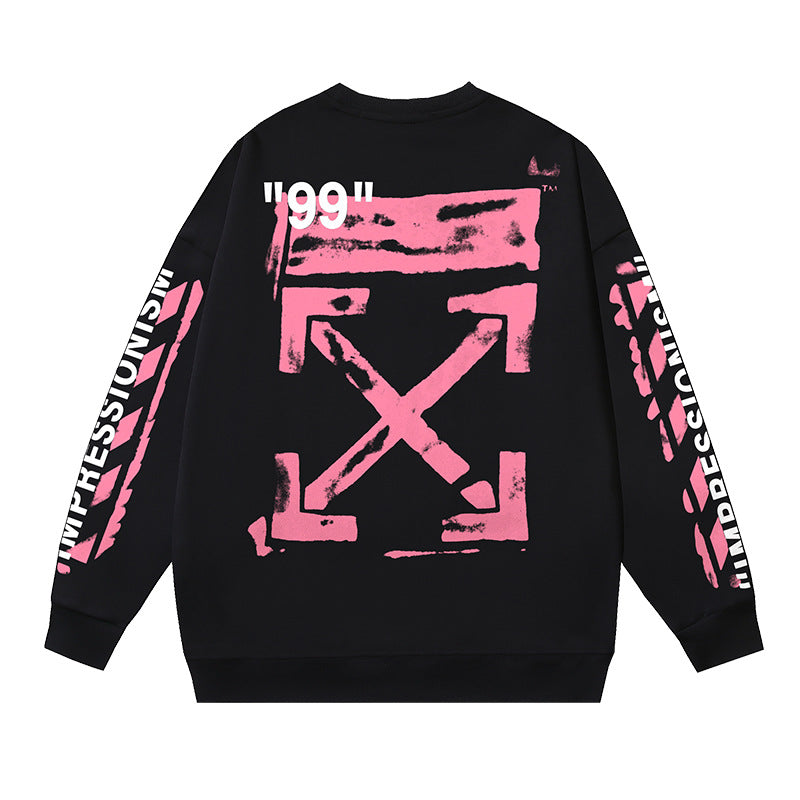 Off White Logo Cotton Sweatshirts