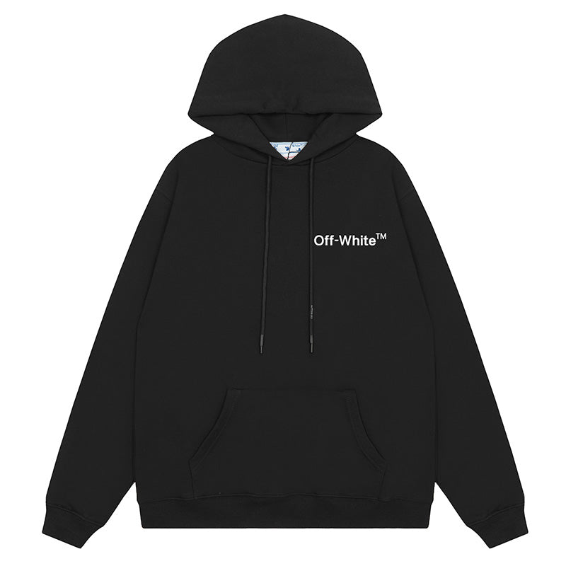 Off White Men's Scratch Arrow Popover Hoodies