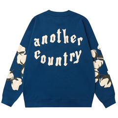 Denim Tears Kapok Pattern Printed Sweatshirts