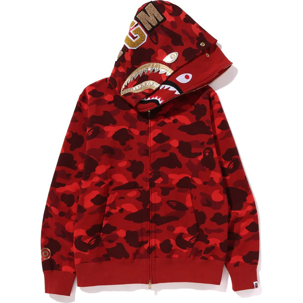 BAPE Color Camo Double Shark Full Zip Hoodie