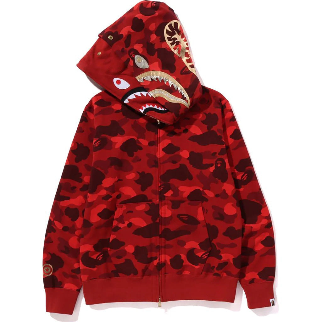 BAPE Color Camo Double Shark Full Zip Hoodie