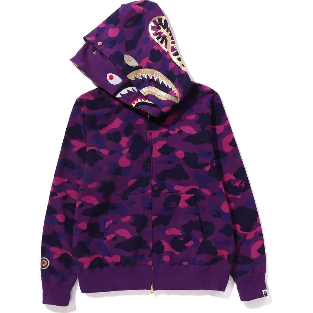 BAPE Color Camo Double Shark Full Zip Hoodie