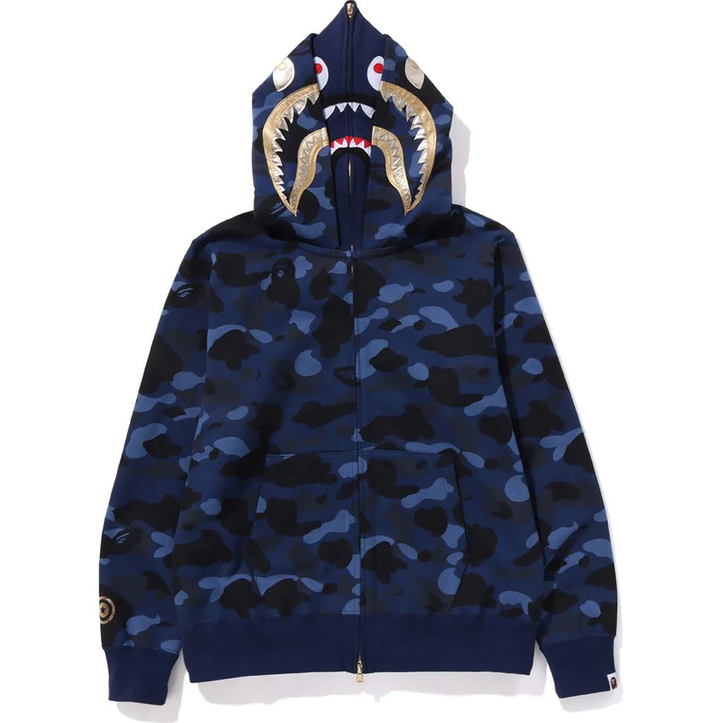 BAPE Color Camo Double Shark Full Zip Hoodie