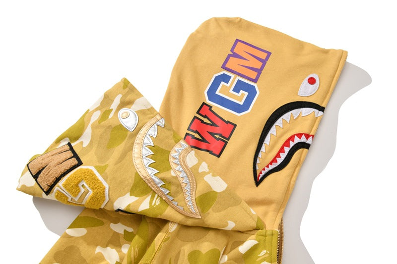 BAPE Color Camo Double Shark Full Zip Hoodie