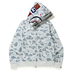 BAPE Space Camo Shark WGM Full-Zip Hoodie