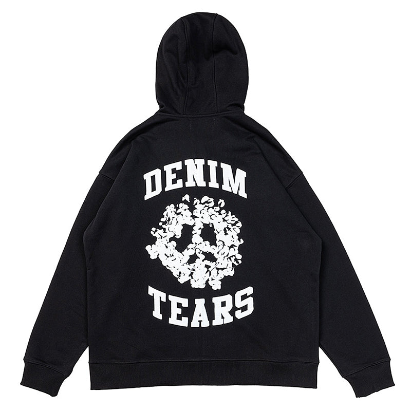 Denim Tears Denim University Zip Hoodie Black