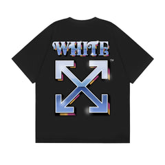 OFF WHITE Alphabet Arrow Pattern T-Shirts