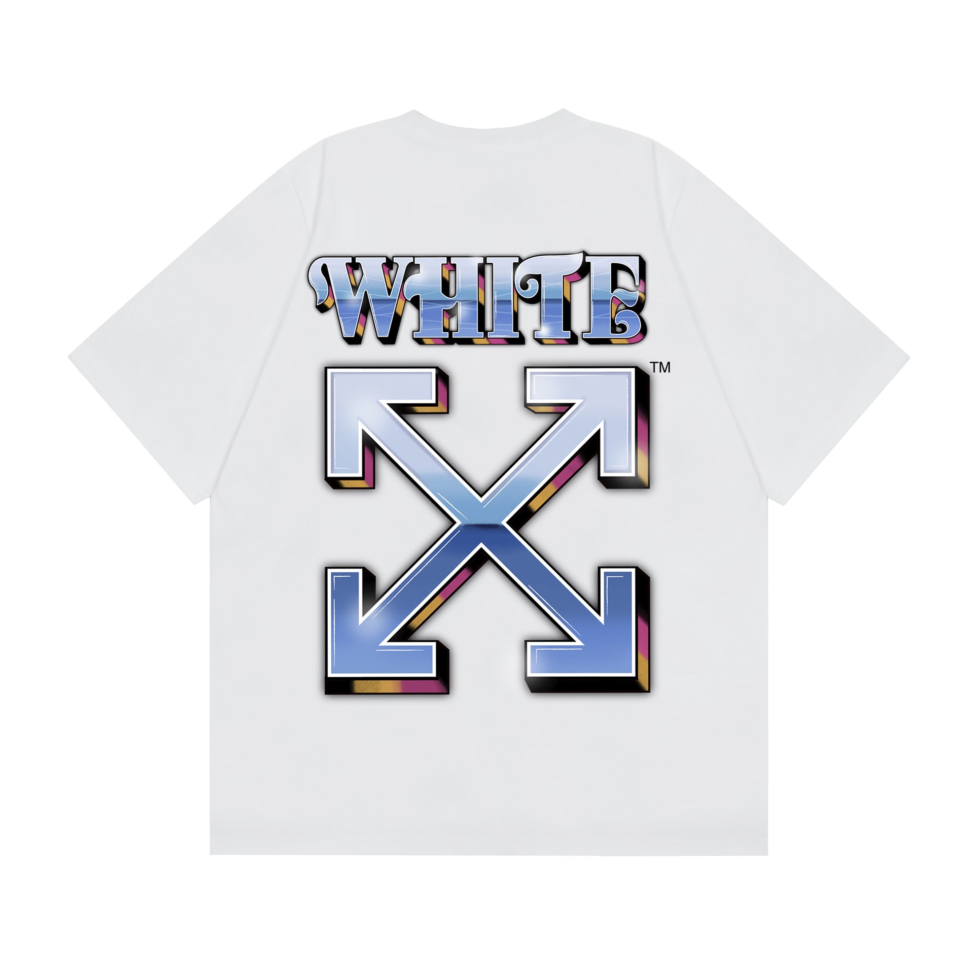 OFF WHITE Alphabet Arrow Pattern T-Shirts