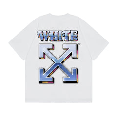 OFF WHITE Alphabet Arrow Pattern T-Shirts