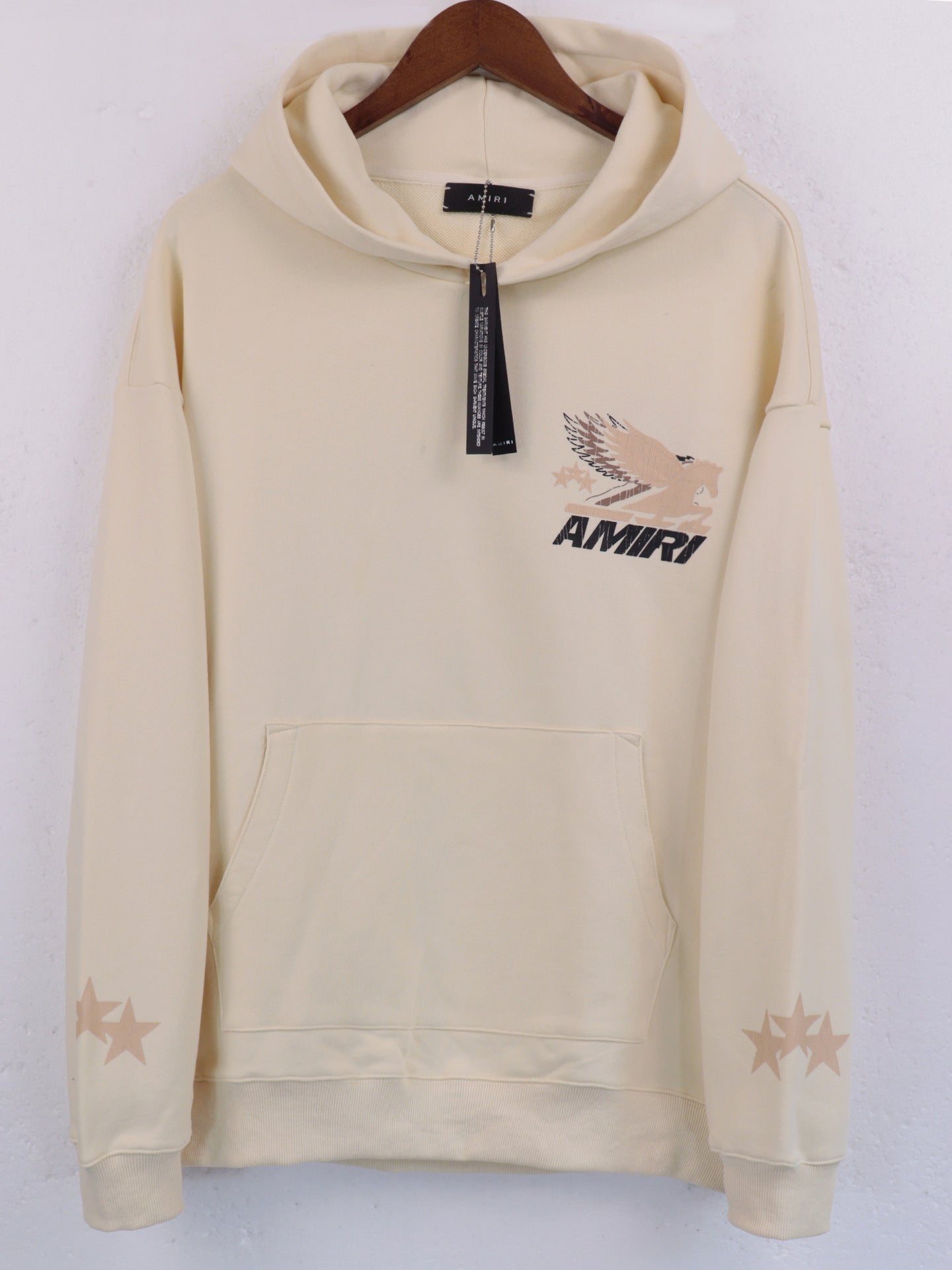 AMlRI Eagle Graphic-Print Cotton-Jersey Hoodies