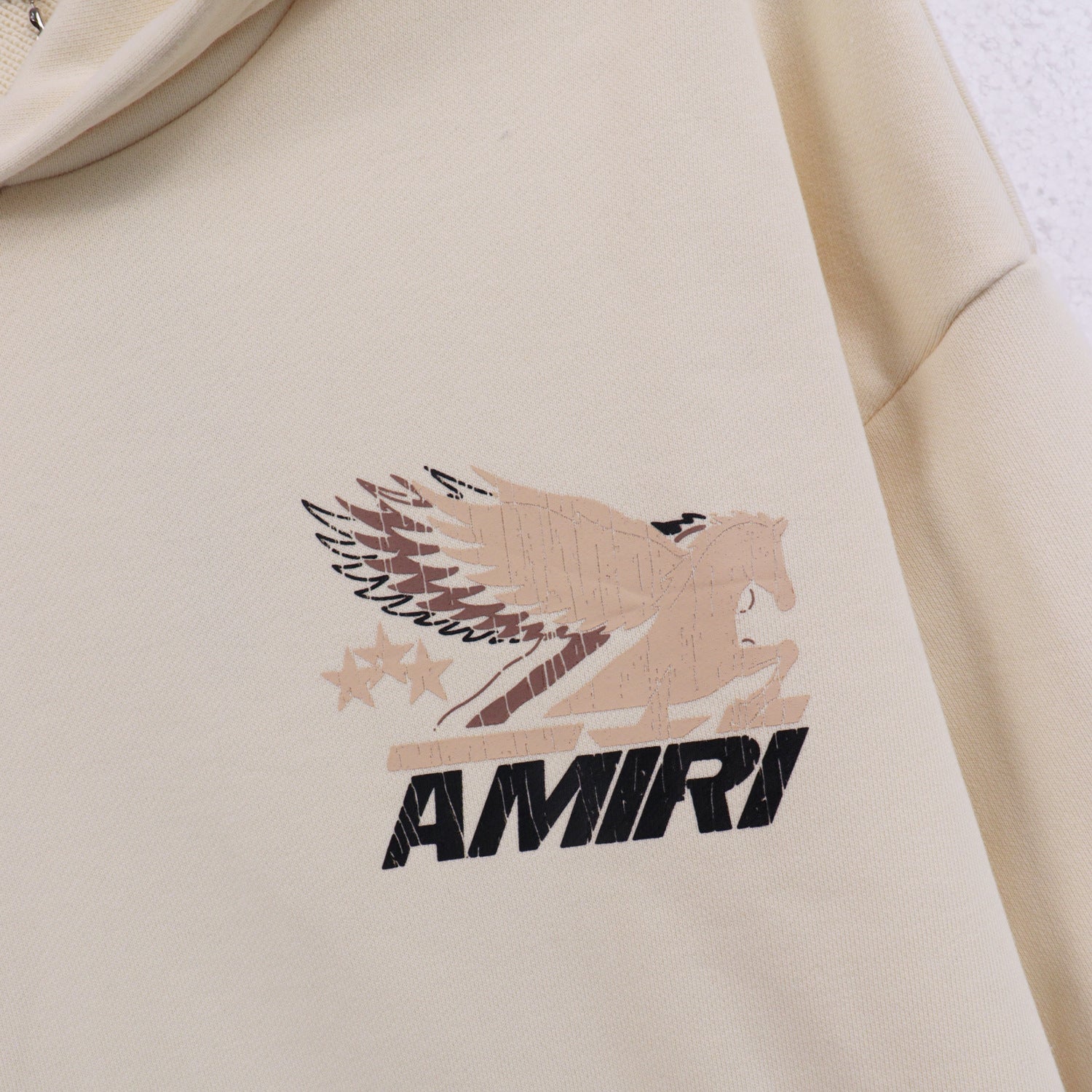 AMlRI Eagle Graphic-Print Cotton-Jersey Hoodies