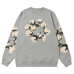 Denim Tears Kapok Pattern Printed Sweatshirts