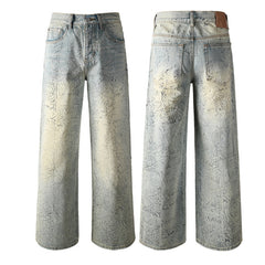 Purple Brand Crystal Diamond Jeans #107