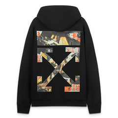 Off White Graphic-Print  Hoodies