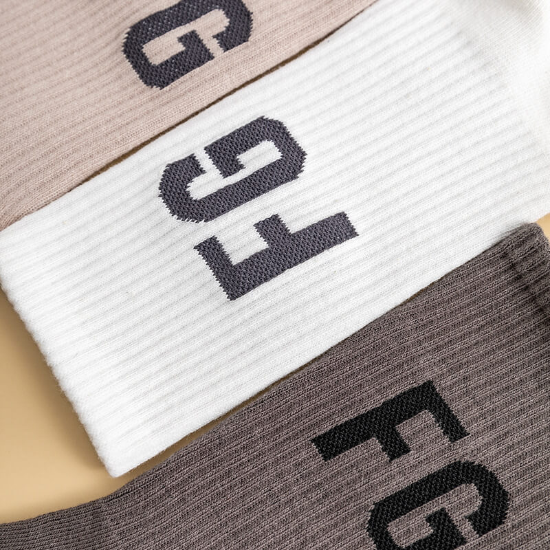 FEAR OF GOD FG Vintage Alphabet Socks 2 pairs