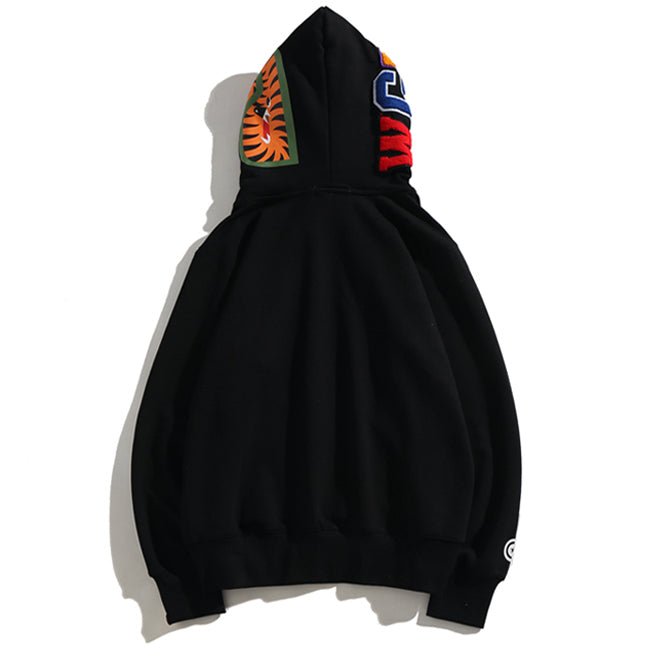 Bape shark full zip double hoodie