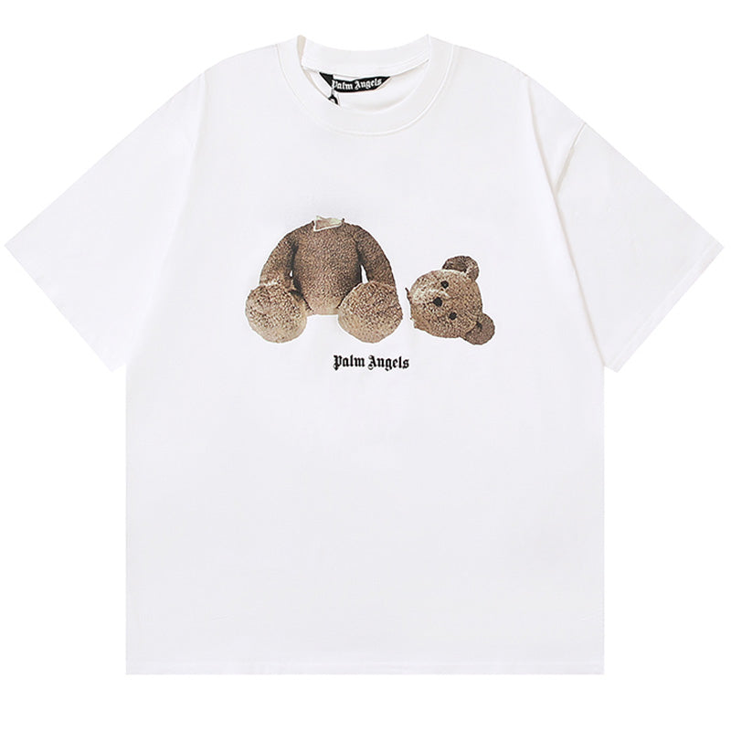 PALM ANGELS Decapitated bear T-Shirts