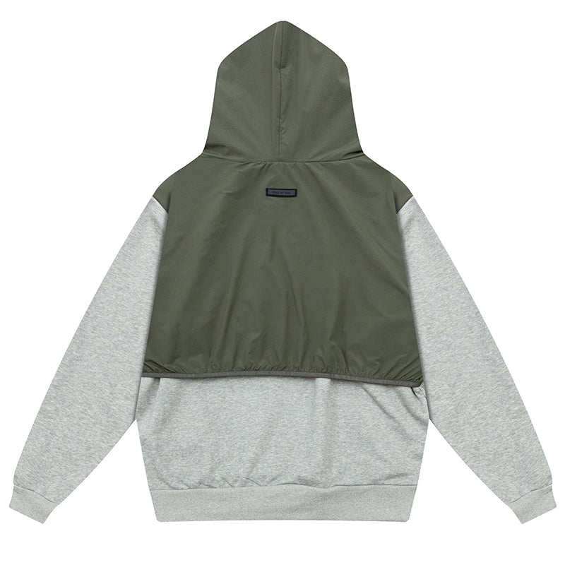 Fear Of God Essentials Letter Logo Splicing Hoodie