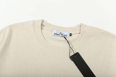 STONE ISLAND Cotton Logo Print T-Shirt