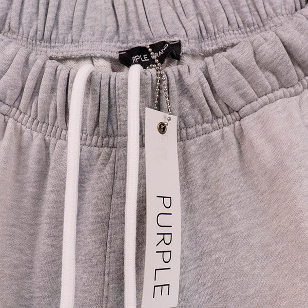 Purple Brand Wordmark Repeat Flare Grey Pants