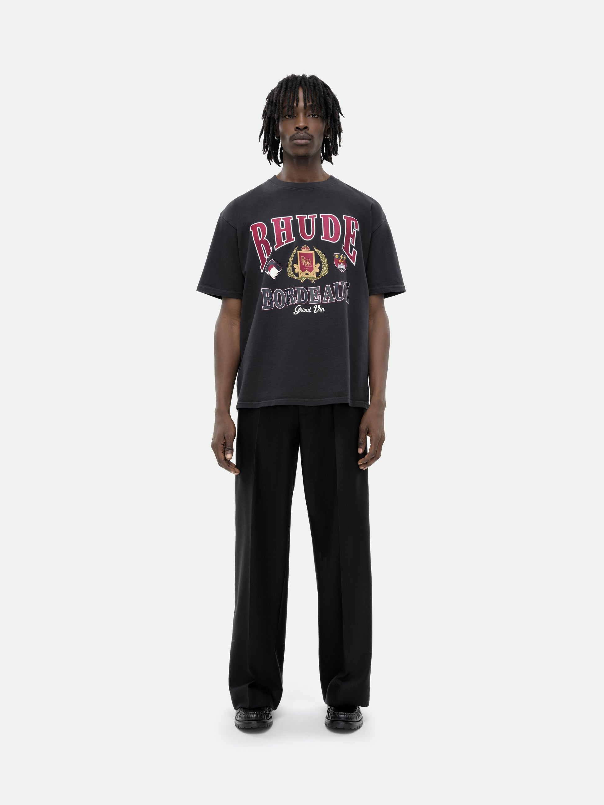 Rhude Bordeaux Grand T-Shirt