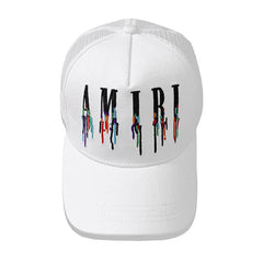 AMIRI color splash paint new color cap sun hat