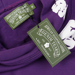 Denim Tears The Cotton Wreath Hoodie Purple