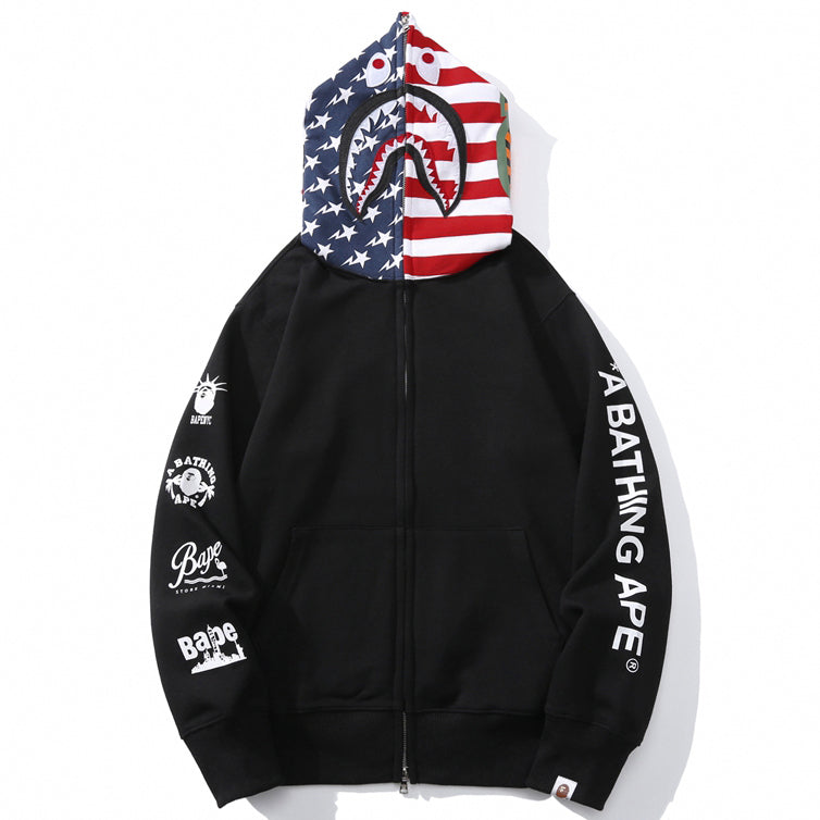 BAPE US Shark Full Zipper Hoodie