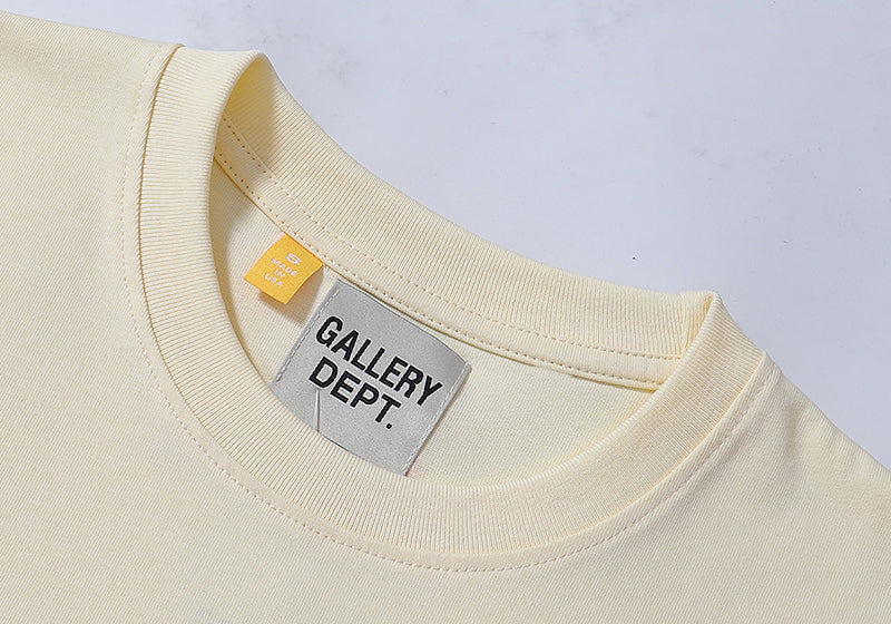 GALLERY DEPT. Printed T-shirt Black / Apricot